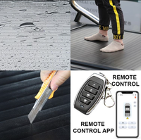 Cubierta Retráctil Eléctrica Impermeable de Alta Calidad para Caja de Camioneta Silverado 1500 Ram, Tapa Enrollable de Aluminio sin Perforación