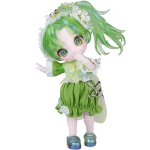 DBS Maytree boneka BJD Mini cantik, boneka peri wajah cantik OB11 kustom plastik