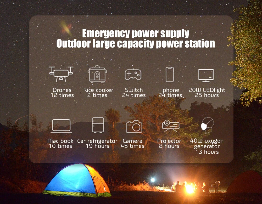 Centrale portative de generador de Souop du camping 220V 600W LiFePO4 de batterie d'offre de remplissage de générateur solaire extérieur à la maison chaud de système
