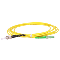 Kabel Patch Fiber Optik FTTH Indoor Single Mode LC APC-ST UPC Simplex Tipe St untuk Penggunaan 4G WiFi 5G Pabrikasi