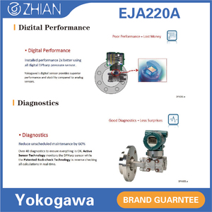 Capteur de niveau à densité Yokogawa à bas prix, à bride, 4 ~ 20mA HART EJA220A Différentiel - Product Image 5