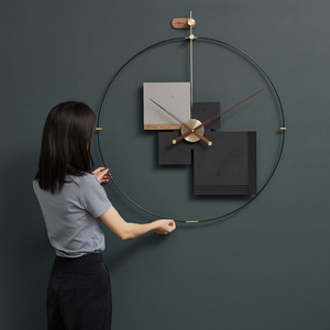 Reloj de Pared Grande Redondo de Cuarzo con Pilas, Decoración de Gran Tamaño para Sala de Estar - Product Image 2