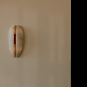 Wall Lamp Large White Marble LED <b>Light</b> Source For Entrance Hall Living Room Bedroom <b>Corridor</b> Background Lighting - Product Image 2