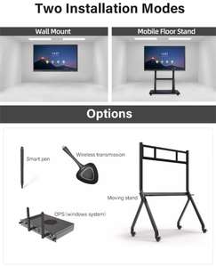 Tablero inteligente a granel de 55 pulgadas, pantalla LCD Android, pizarra interactiva con pantalla táctil todo en uno para sesiones de narración de historias digitales - Product Image 6