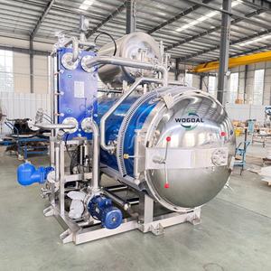 Esterilizador Automático Estático y Rotatorio <span class=keywords><strong>de</strong></span> Pequeño Tamaño con Pulverización <span class=keywords><strong>de</strong></span> Agua para Frascos <span class=keywords><strong>de</strong></span> Vidrio, Carne Enlatada y Pepinos en Conserva - Product Image 3