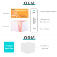 Diagnostic pour animaux de compagnie certifié CE de haute précision Test rapide vétérinaire Félin Calicivirus FCV Ag Kit de test Diagnostic rapide pour le commerce