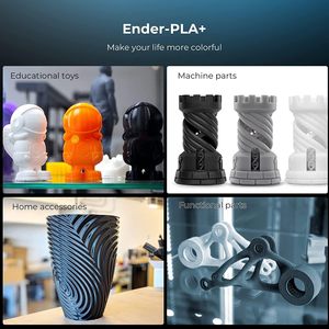 Filament Creality Ender PLA Plus 1,75 mm pour imprimante 3D, 1 kg, haute résistance, faible déformation, économique pour des impressions de qualité supérieure - Product Image 5