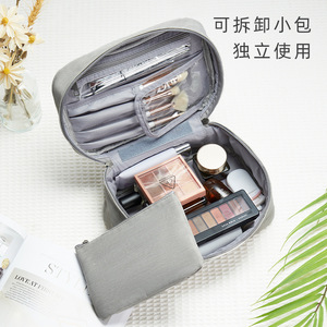 <b>Makeup</b> Bag Large Capacity Waterproof Cosmetic <b>Case</b> Portable Stylish Design For Bedroom Use - Product Image 3