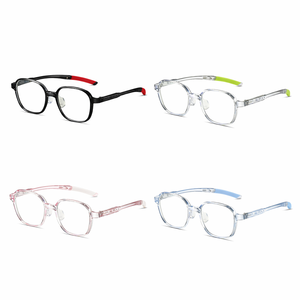 แว่นตาป้องกันแสงสีฟ้าสำหรับเด็ก TR90 กรอบแว่นตาเด็กแบบยืดหยุ่นสำหรับเด็กหญิงและเด็กชาย - Product Image 3