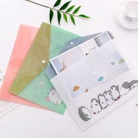 Bolsa de documentos personalizada con botones a presión, carpetas de archivos de sobres para documentos, accesorios estacionarios