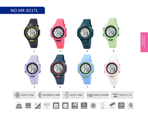 MINGRUI 8217L Montre de sport numérique élégante, luxueuse, précise, durable et étanche, très vendue - Product Image 4