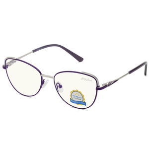 Lunettes anti-lumière bleue à monture métallique pour femme Grey Jack 5121 taille moyenne printemps 2021 - Product Image 2