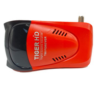 Décodeur satellite TV DVB S2 MINI Tiger Box African, récepteur de télévision par satellite, boîte rouge