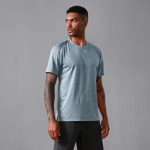 DOMAX летняя спортивная футболка мужская с круглым вырезом с коротким рукавом рубашка сухой Спорт Фитнес баскетбол тренировка быстрая одежда