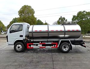 Camión Dongfeng con tanque de acero inoxidable para transporte y venta de leche fresca, con volante a la derecha (RHD) y a la izquierda (LHD), para fábricas de productos lácteos. - Product Image 2