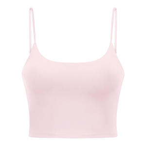 가슴 패드가있는 여성의 새로운 원활한 요가 탑 스포츠 브라 얇은 스트랩 아름다운 등 피트니스 조끼 요가 스포츠 브라 - Product Image 2