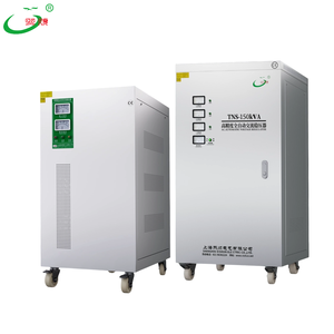 SVC-15KVA Servo Üç Fazlı Voltaj Regülatörü Yüksek Verimli %95 Endüstriyel Kullanım 50/60Hz AC Bakır - Product Image 1