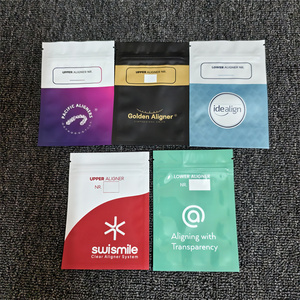 Bolsas de Embalaje Personalizadas para Alineadores Dentales, Bolsas con Cierre Hermético, Bolsas de Sellado para Alineadores, Mylar - Product Image 1