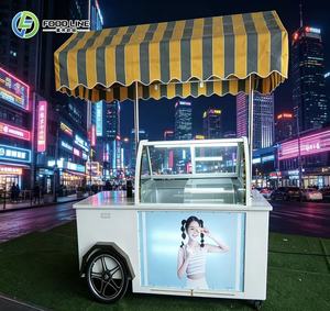 Solar <strong>Ice</strong> <strong>Cream</strong> Golf <strong>Cart</strong> <strong>3</strong> <strong>Wheels</strong> <strong>Scooter</strong> <strong>Ice</strong> <strong>Cream</strong> <strong>Cart</strong> <strong>Ice</strong> <strong>Cream</strong> Freezer Hand Push <strong>Cart</strong> - Product Image 2