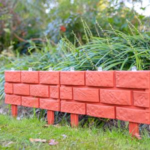 Effet de brique <span class=keywords><strong>piquet</strong></span> décoratif en <span class=keywords><strong>plastique</strong></span> arrière-cour pelouse bordure bordure panneaux de clôture de jardin petite clôture de jardin en <span class=keywords><strong>plastique</strong></span> - Product Image 5
