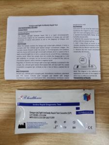 Prueba Rápida de <span class=keywords><strong>Dengue</strong></span> MR (IgM/IgG) de 3 líneas por Inmunocromatografía, Detecta Infección Aguda en 10-15 Minutos para Clínicas y Hospitales - Product Image 4