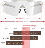 Lunettes de soleil polarisées unisexes pour le cyclisme, UV400, anti-éblouissement, anti-lumière bleue, monture PC, enveloppantes, incassables, légères, pour les sports de plein air