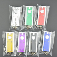 Porte-clés lampe de poche LED en plastique de poche Offre Spéciale logo personnalisé cadeau promotionnel mini porte-clés torche porte-clés lumière LED rectangulaire