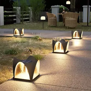 Garden Pillar Lamp Column Led Garden Solar Column Lamp Decoration Landscape Light Solar Garden Lawn Lamp Solar Pillar light