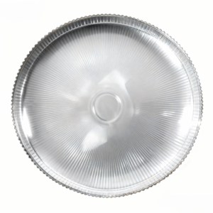 Platos de Presentación de Vidrio Plateado <span class=keywords><strong>y</strong></span> Dorado de Lujo al por Mayor, Plato para Frutas de 13 Pulgadas con Borde Plateado <span class=keywords><strong>y</strong></span> Dorado para Cocina, <span class=keywords><strong>Hotel</strong></span> o Cenas de Boda - Product Image 1