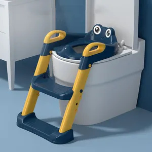 Fabriek Lage Prijs Plastic Kinderen Potje Zitje Met Ladder Wc Training Seat Verstelbare Baby Potje Trainer