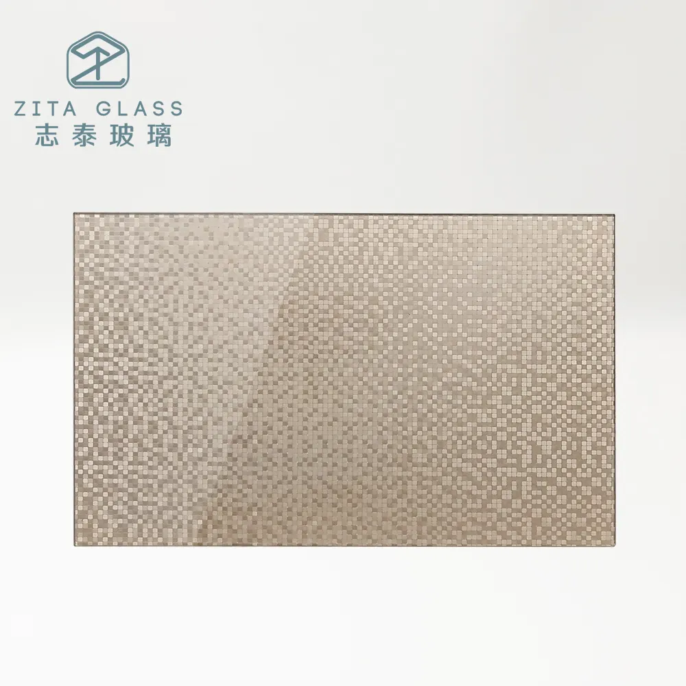 चीनी आपूर्तिकर्ता रसोई की दीवार के लिए कस्टम सिल्क स्क्रीन टेम्पर्ड ग्लास शीट पैनल स्प्लैशबैक सजावटी ग्लास पैनल