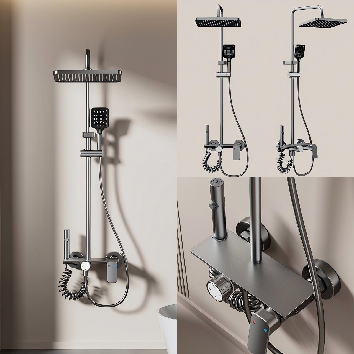 Pistola de aluminio gris 3079