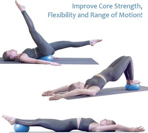 Pelota de <span class=keywords><strong>Pilates</strong></span> Mini Engrosada de 25 CM, Pelota de Ejercicio Pequeña Antiexplosión <span class=keywords><strong>para</strong></span> Yoga, <span class=keywords><strong>Pilates</strong></span>, Equilibrio y Fisioterapia <span class=keywords><strong>para</strong></span> Mujer y Hombre - Product Image 5