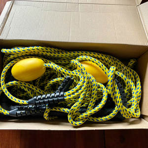 Corde de ski nautique robuste de 75 pieds en gros avec 2 poignées flottantes en bois Double poignée pour Wakeboard et <span class=keywords><strong>Kneeboard</strong></span> Ocean <span class=keywords><strong>Surfing</strong></span> - Product Image 6