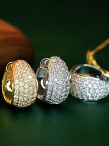 Pendientes de Diamantes de Oro de 18K al por Mayor, Precio de Fábrica OEM/ODM Personalizado, Certificados, Listos para Enviar - Product Image 4