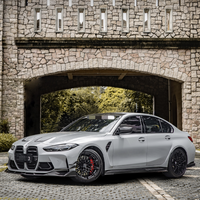 Pièces automobiles très vendues 2021-IN, adaptées aux BMW Série M3 G80 G81, décoration du réservoir d'eau en fibre de carbone sèche