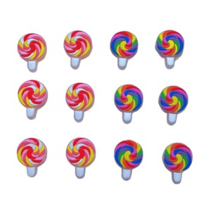 Perles en silicone colorées en forme de sucette, design rond, pour stylos, non toxiques, matériau de qualité alimentaire - Product Image 6