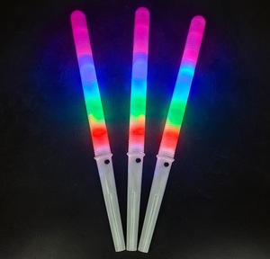 Led Regenboog Fluorescerend Spiraal Suikerspin Licht Stok Candy Kegels Kleurrijke Gloeiende Marshmallow Led Stick - Product Image 2