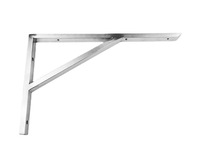 {Vente directe d'usine} Étagère de support triangulaire en acier inoxydable et marbre épaissi, support de planche en bois, étagère de bibliothèque