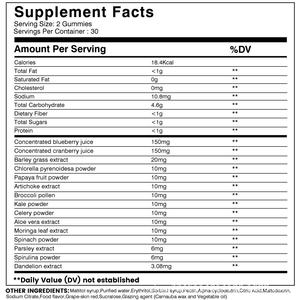 חם למכירה סופר ירוק גומי ג 'ל ירקות ממתקים תוסף בריאות תזונה - Product Image 2