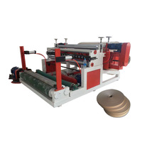 Machine à refendre automatique de découpe de rouleau de papier d'occasion Machine à refendre le papier artisanal Machine à refendre les rouleaux Prix