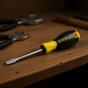 Stanley Screwdriver Standard Flat Head 100mm Essential <b>Tool</b> - Product Image 3