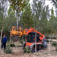 Pelle à arbres hydraulique professionnelle pour excavatrice, attache industrielle homologuée CE pour la plantation en pépinière