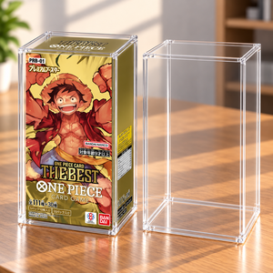 Étui de présentation magnétique en acrylique personnalisable de qualité supérieure pour le jeu de cartes One Piece PRB-01 <span class=keywords><strong>Premium</strong></span> Booster, le meilleur étui imperméable et anti-poussière - Product Image 2