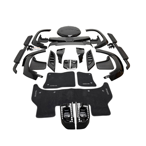 Nuevo Parachoques de Fibra de Carbono Seca con Acabado Brillante y Tejido Twill Estilo Urbano para Defender 90 110 2020-2024, Cubierta Lateral del Guardabarros Trasero - Product Image 1