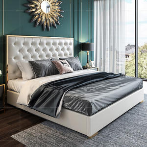 Hendry OEM Modern Satin Bed Sets Kit Cum Bed Jogo <strong>De</strong> <strong>Cama</strong> king <strong>Cama</strong> Elastica - Product Image 3
