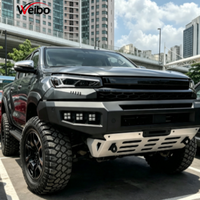 Accessoires pour pick-up 4x4 : Barre de protection avant et arrière en acier style aile pour Toyota Hilux Travo 2026