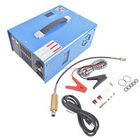 Kompresor Udara PCP 12v 4500Psi 30mpa 300Bar 350w Pompa Udara PCP Elektrik dengan Transformator Submersible