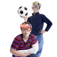 World Glasses Fans Yama Cup US-Canada League Photo Football Theme Supplies Match Ball for Lens Props Outfit HORN Frame PC