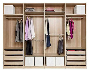 ตู้เก็บของส่วนตัวตู้เก็บของเฟอร์นิเจอร์ห้องนอนความเงาสูงแบบกำหนดเอง - Product Image 3